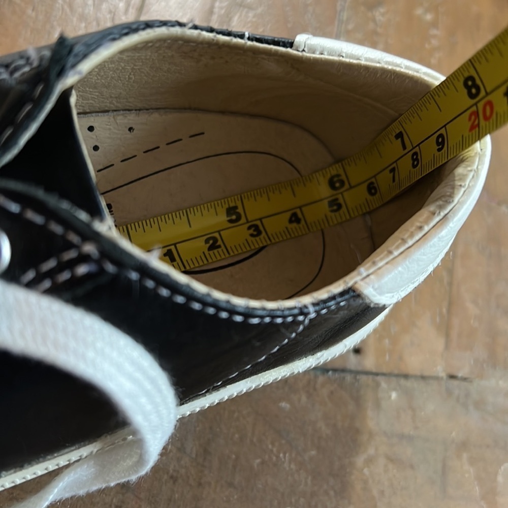 Old soles black leather sneakers - Picture 10 of 11